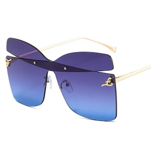 Women&#39;s Oversized butterfly Square Sunglasses - Oversized Women&#39;s Vintage Sunglasses