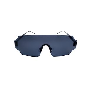 Rimless Shield Wrap Around Sunglasses - Glamorous Sunglasses