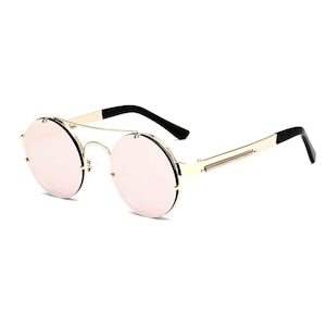 Vintage Steampunk Retro Rose Gold Sunglasses Unisex