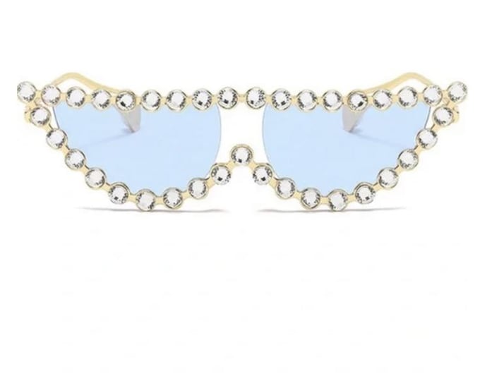 Studded Cat-Eye Glasses