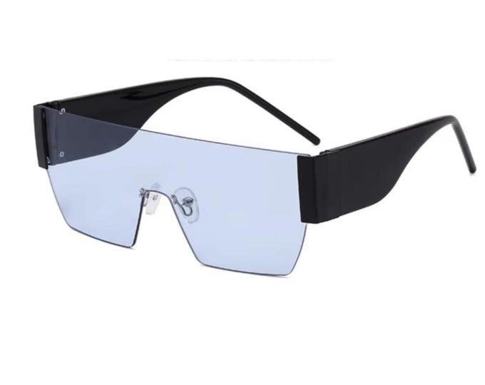 Rimless Square sunglasses
