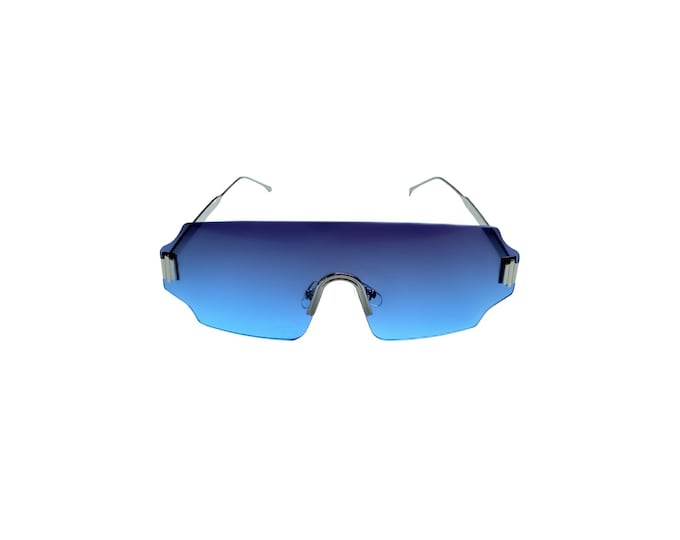 Rimless Shield Sunglasses