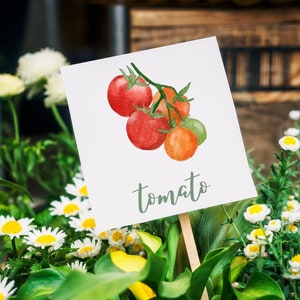 Vegetable Garden Plant Tags
