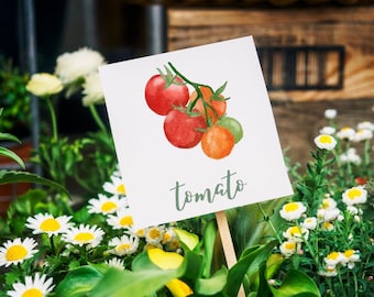 Moestuinplant Tags