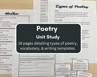 Poetry Unit Study