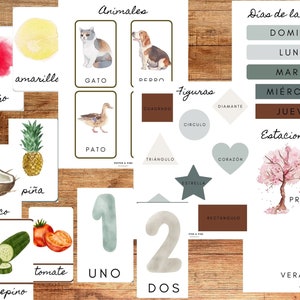 Spanish Unit Study Printable Cursive & Print