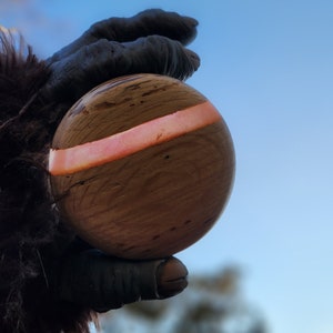 Limited Edition &quot;Peach Oak River&quot; Sasquatch Sighting Handmade Epoxy Marker Discs - Disc Golf