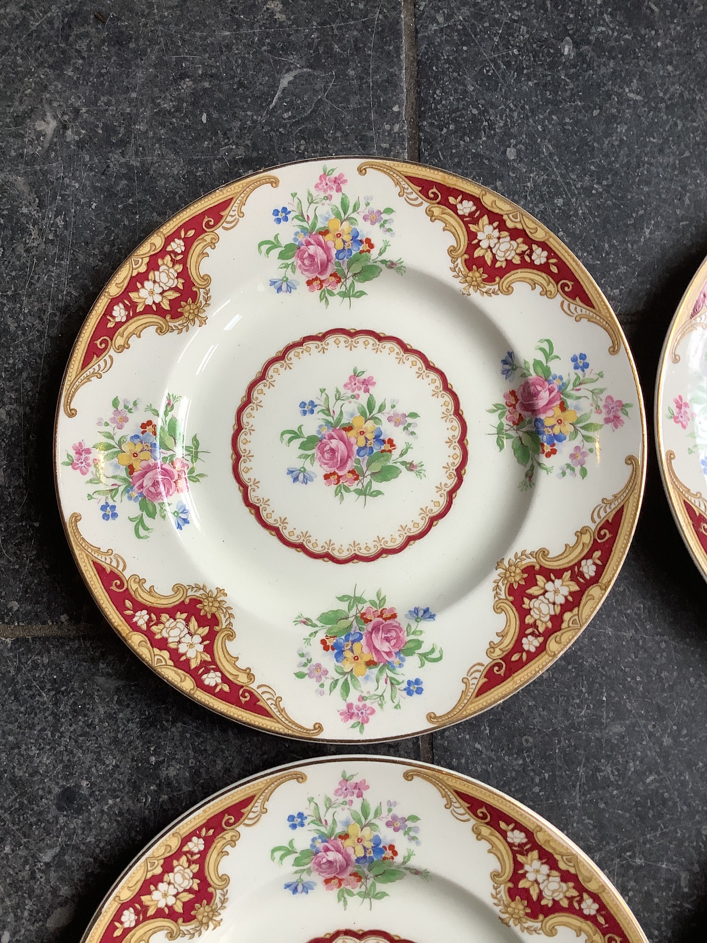 Empire England York Set of 4 Plates. - Etsy