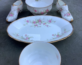 Paragon Victoriana Rose Covered Vegetable Bowl. - Etsy