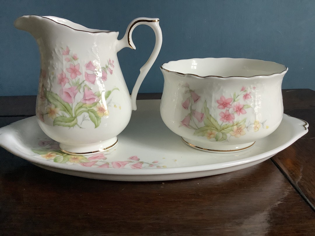 Royal Albert for All Seasons Sugar and Milk Set. Etsy