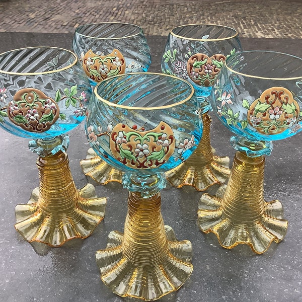 German Wine Glasses Etsy