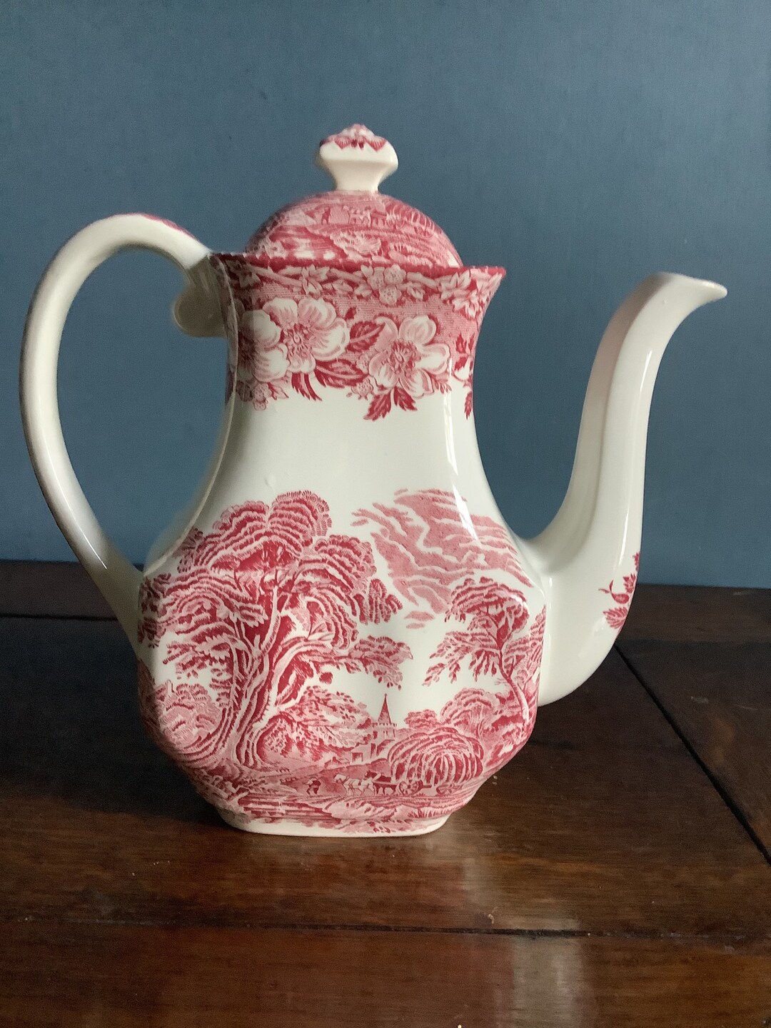 Wedgwood Woodland Teapot. Etsy