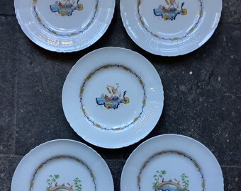Rorstrand Pagod set of 5 plates.