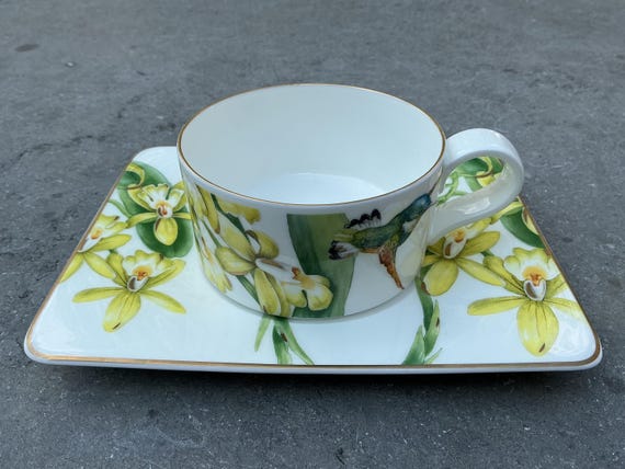 Villeroy & Boch Amazonia Anmut Collection, Tea Cup and Saucer. - Etsy
