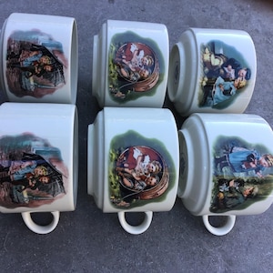 Villeroy & Boch Ot and Sien, set of 6 soup cups.