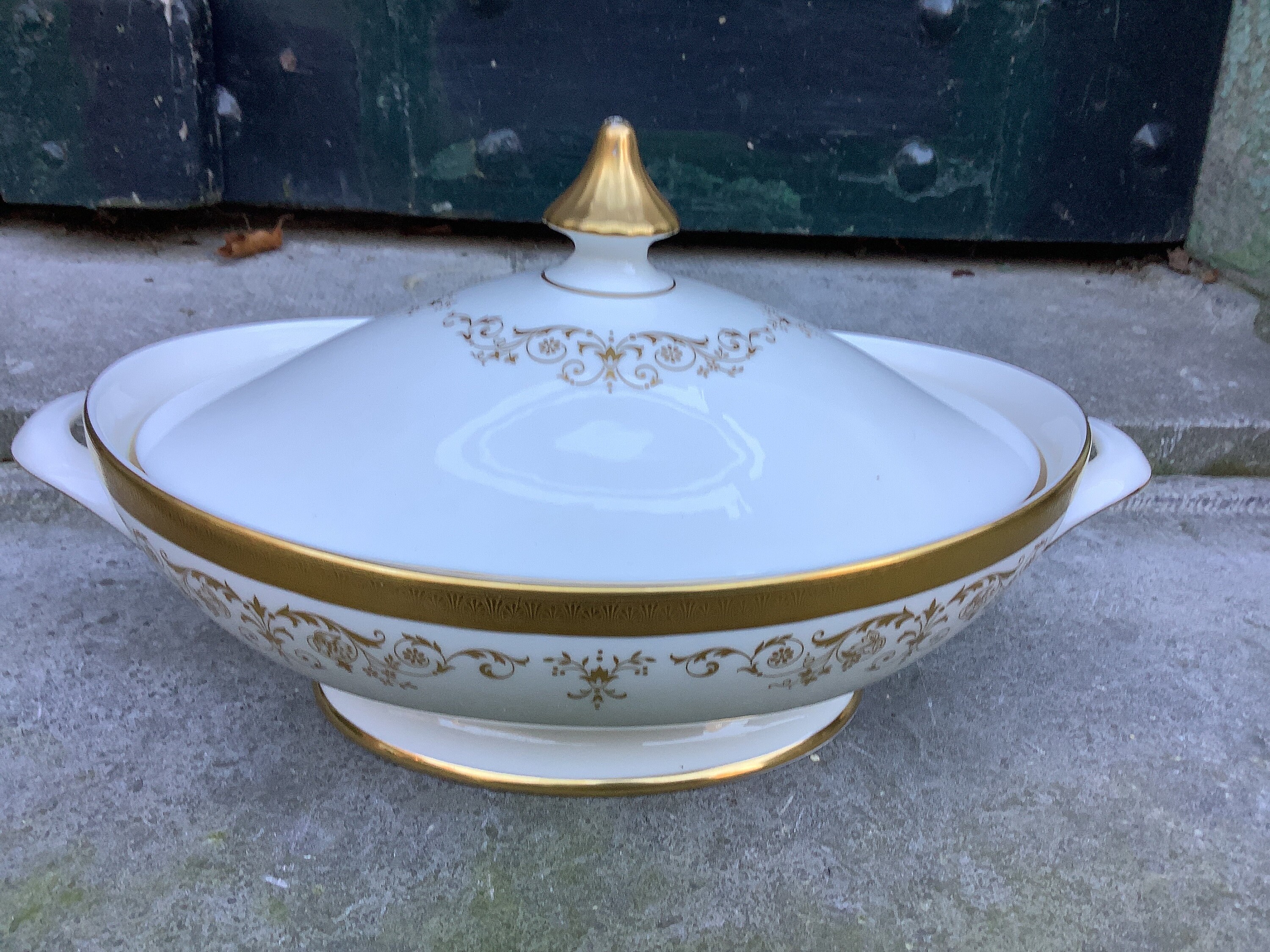 K04050【ROYAL DOULTON ロイヤルドルトン】BELMONT ベルモント カップ＆ソーサー 6客 金彩 碗皿 Royal Doulton, Belmont | Replacements, Ltd.