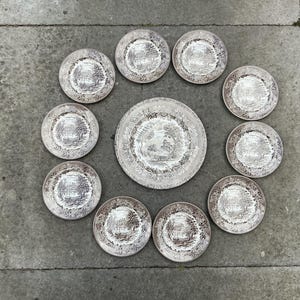Castles English Ironstone Tableware, cake tray with 10 cake plates.