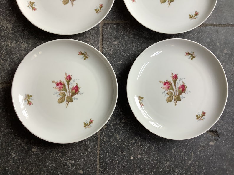 Rosenthal Roses Rosenthal Classic Rose Collection Set of 6 Plates. - Etsy