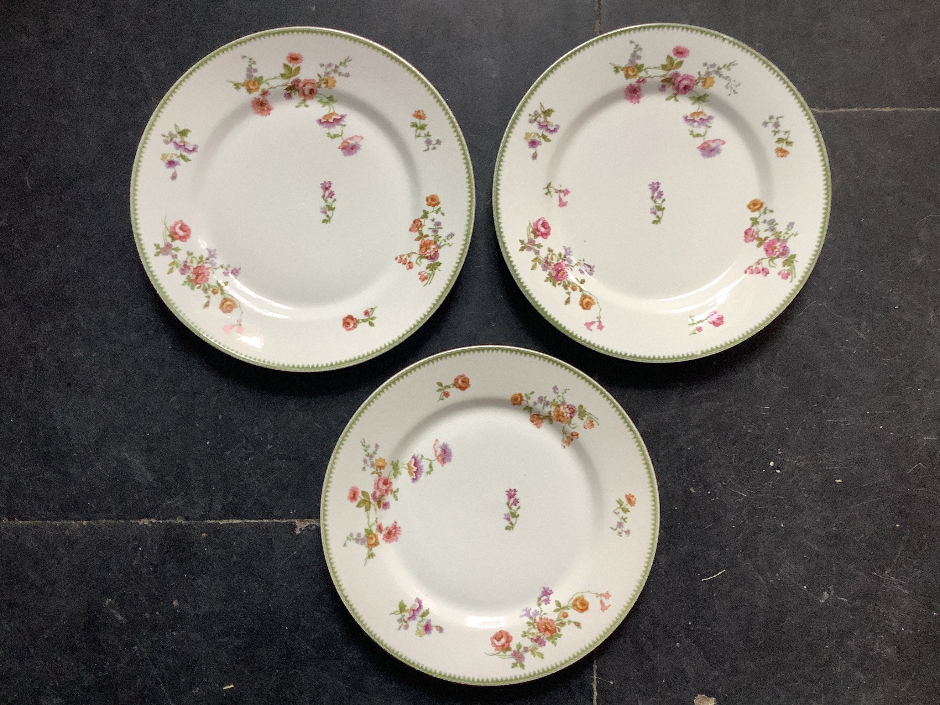 （Ｂ！）LEMOGES 葉型ストライプ皿 8枚セット Drb limoges - Etsy 日本