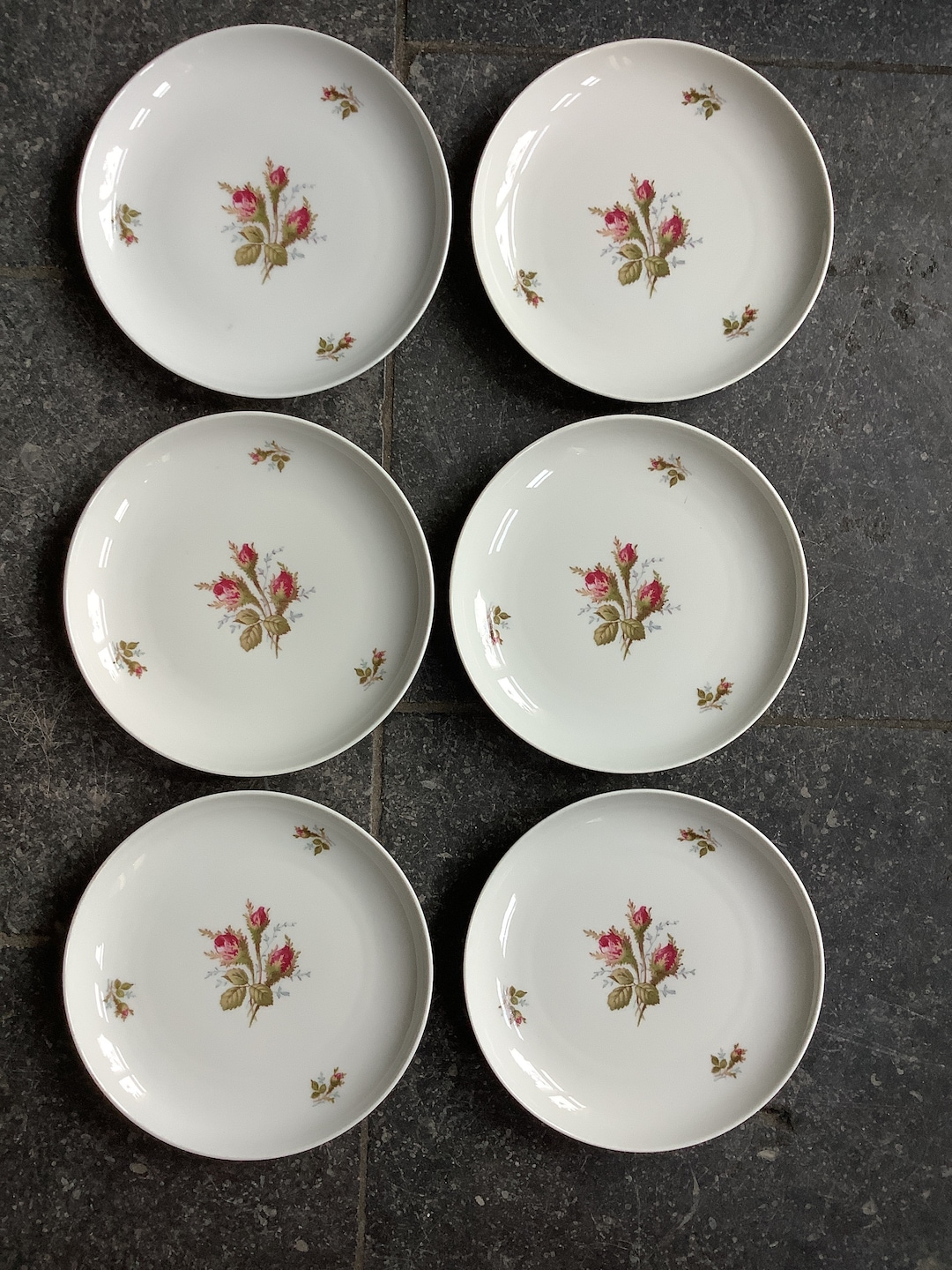 Rosenthal Classic Rose Collection Set of 6 Plates. - Etsy