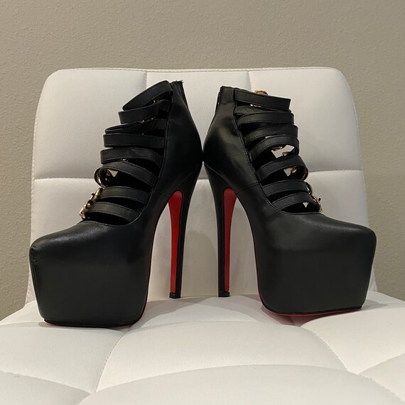 red sole platform shoes