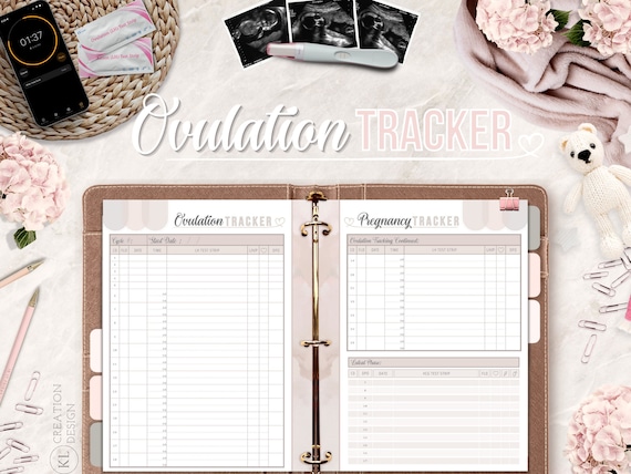 Ovulation Tracker - Ovulation Strip Tracker - OPK Strip Tracker - TTC Tracker