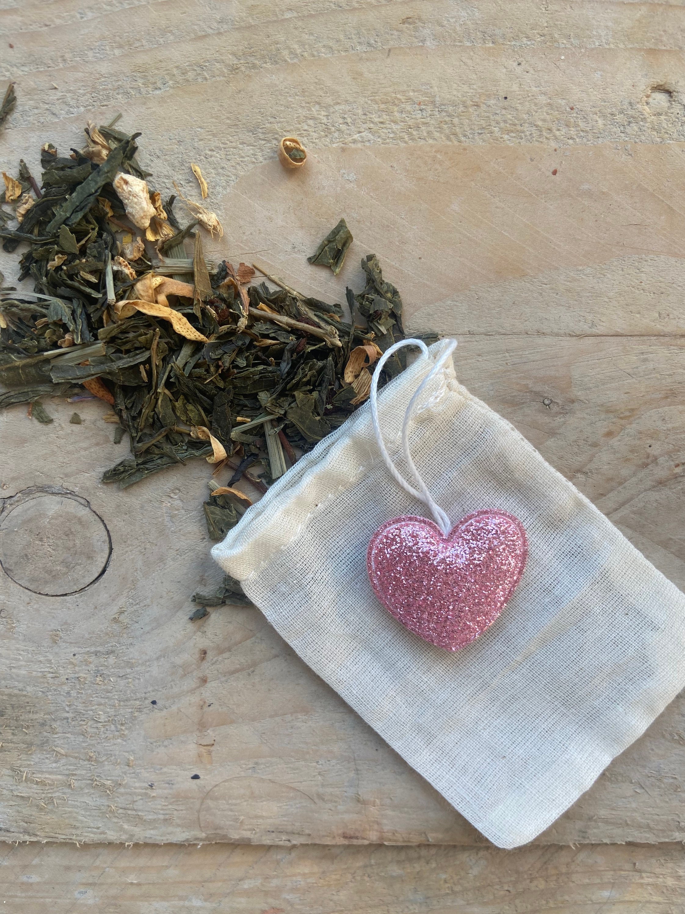 Lot de 7 Sachets Thé Réutilisables Pour 1 Semaine Zéro-Déchet