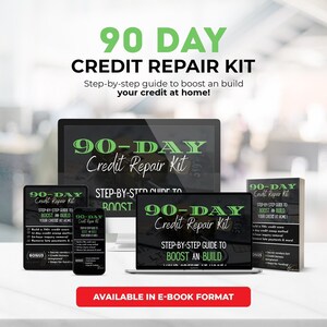 Kit de reparação de crédito de 90 dias