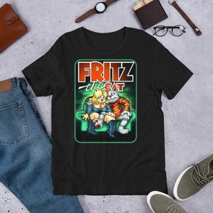 Shirt - Fritz the Cat, película independiente estadounidense de 1972 escrita y dirigida por Ralph Bakshi. V3