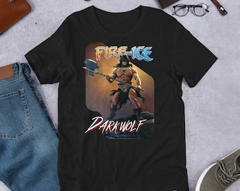Shirt - Fire and Ice, 1983 Animated epic dark fantasy adventure film directed by Ralph Bakshi. A collaboration with Frank Frazetta. V3