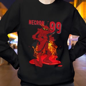 Felpa Necron 99, Pullover fantasy fantascientifico Wizards 1977, Abbigliamento animazione retrò. Abbigliamento animazione vintage. V2
