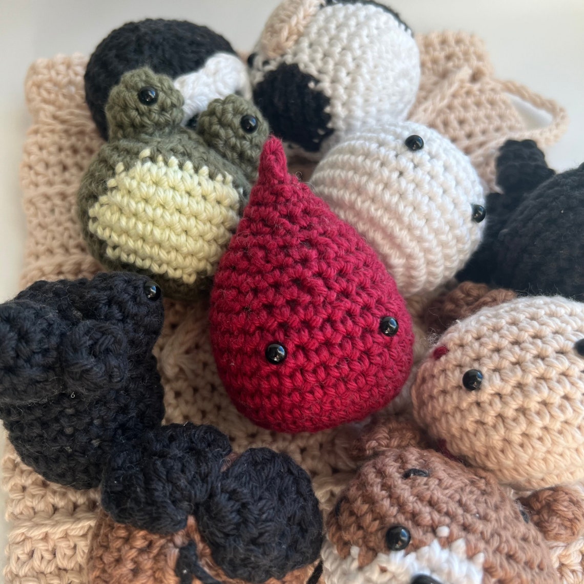 Bag of Plagues Passover Biblical Toys Amigurumi Animals Etsy