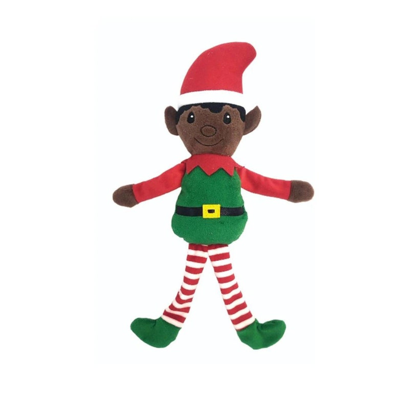 Personalized Black Elf on a Shelf Boy Girl, Props, Black Santa, Christmas Elf, Black, African