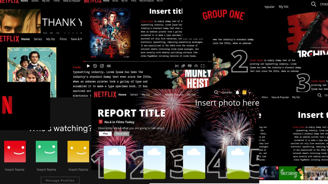 Netflix Canva Slideshow Presentation Template download as Etsy UK Netflix Canva Slideshow Presentation Template download as Etsy UK