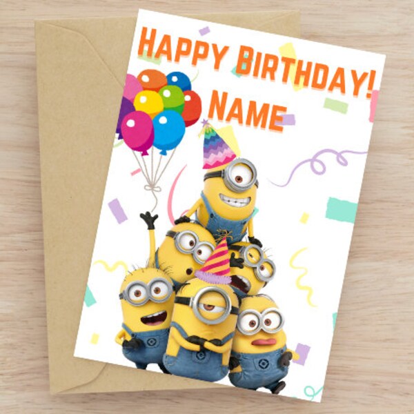 Minions Printable - Etsy