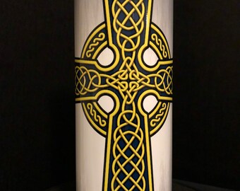 Celtic Knot Cross 20oz Skinny Tumbler