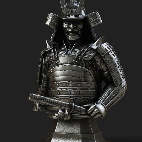 3D Printed Samurai Bust