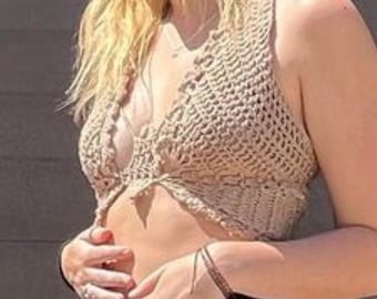 Butterfly Crochet Top - One Size Fits All