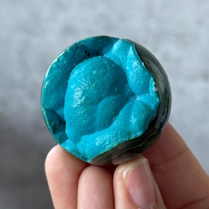 Chrysocolla with Malachite Sphere | 40mm | Tranquility & Heart Healing Crystal Sphere