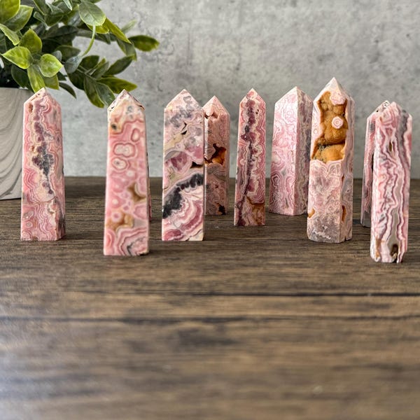 Rodocrosite Rosa Grezza Naturale - Vendita A Pezzo O A Libbra - Pietra Grezza Per Collezionisti - Foto 4