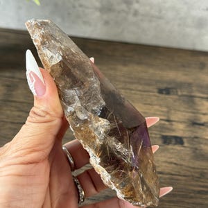 Garden Smoky Quartz with Golden Rutile Freeform | High Quality Crystal for Manifestation, Protection & Amplification