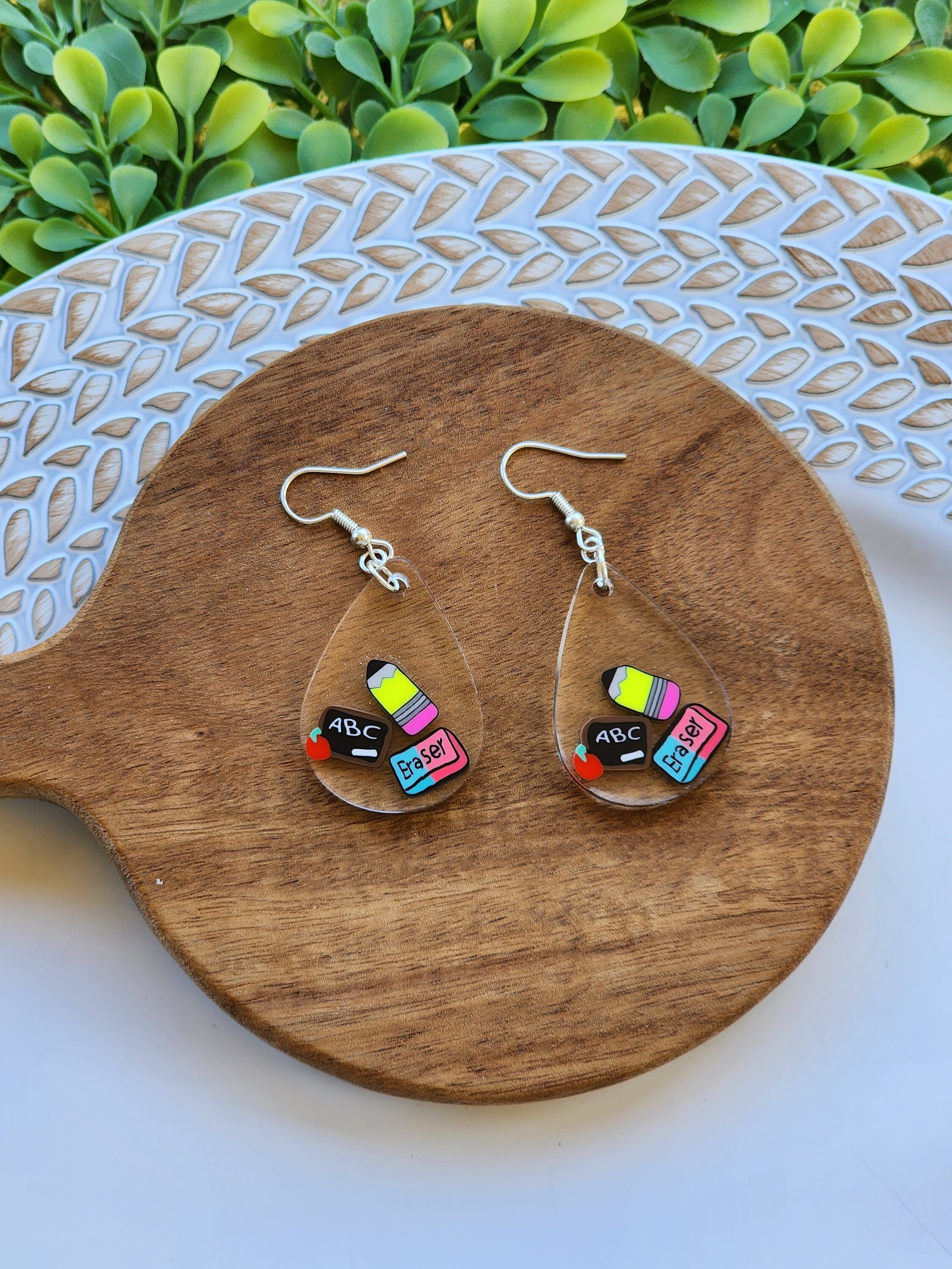 Teacher Appreciation Gift, Teacher Earrings
