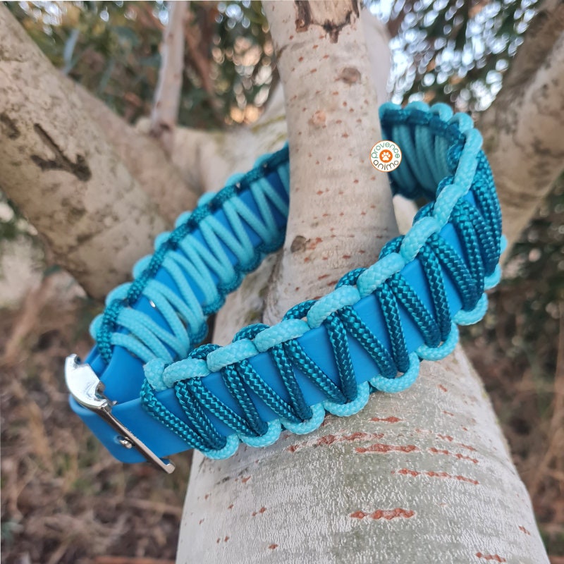 Collier Biothane Tressé Paracord