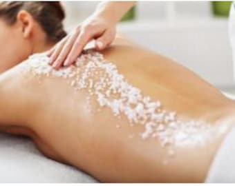 Exfoliante corporal con sal marina (sin fragancia)