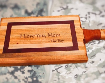 Cutting Board (Oak & Maple  w/ Purple Heart Insets)
