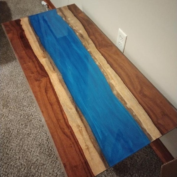 River Coffee Table Etsy