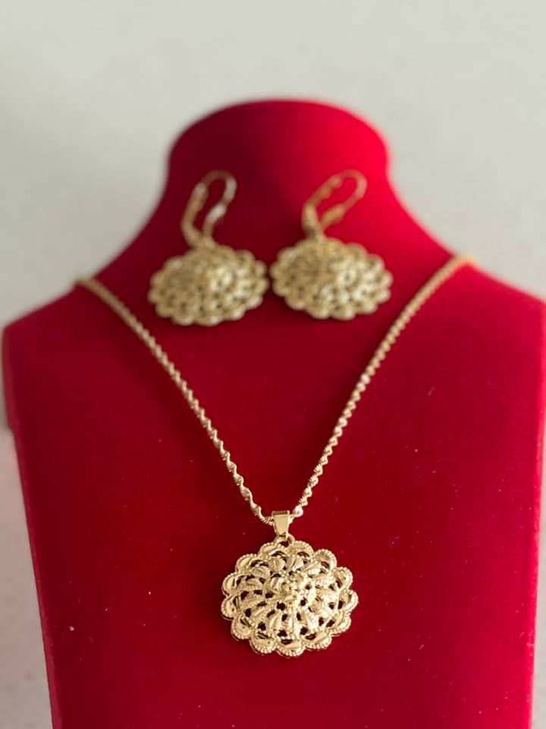 Jewelry Sets Gold Jewelry Set Wedding Gold Jewelry Set Etsy