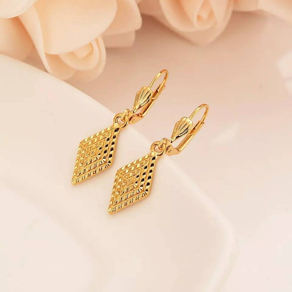 Golden Designer Gold Earrings