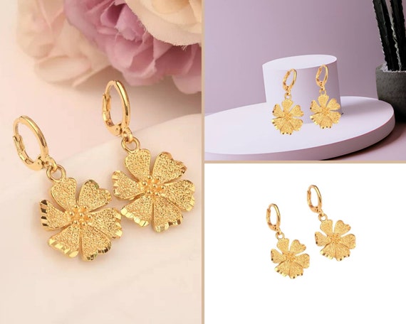gold earrings design | Dubai simple gold design | Arabic gold design | earrings  design - YouTube