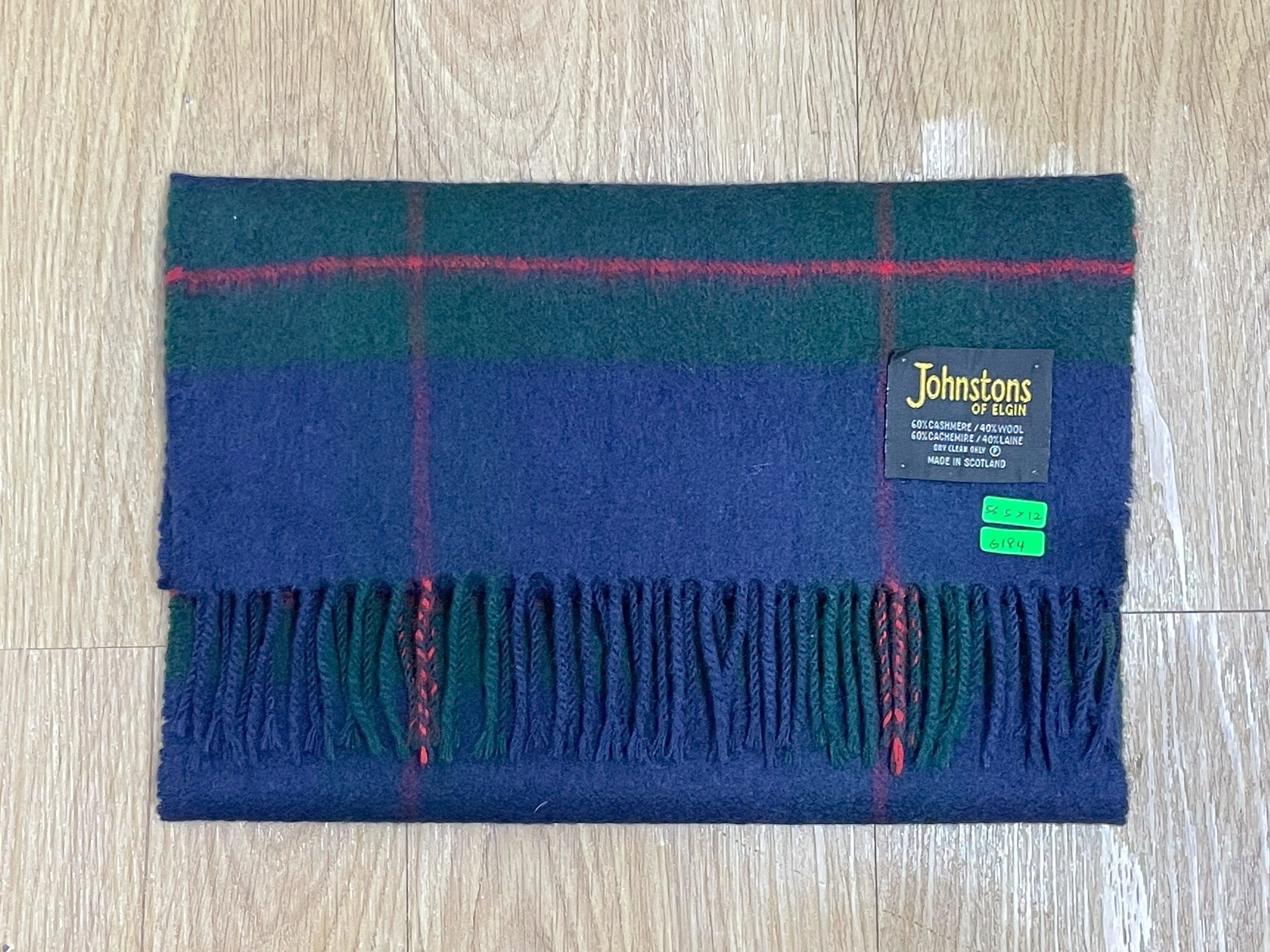 JOHNSTONS of ELGINストール UNITED ALLOWS Johnstons of Elgin＞カシミヤ チェック ストール